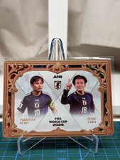 Panini Kayou 2026 Soccer Takefusa Kubo Ayase Ueda Japan Gold Foil Card #756 NM picture