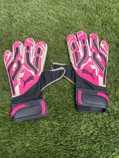 Puma Ultra GoalKeeper Soccer Gloves Hot Pink Black 041864 08 Men Size 10 picture