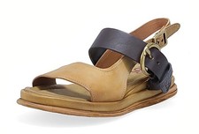 A.S.98 Seger Quarter Strap Sandals Sz 37, 7 US picture