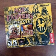 Age of Empires Gold Edition PC 2003 Atari Jewel Case NEW FACTORY SEALED picture