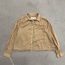 Mollusk California Button Up Shirt Women’s Small Beige picture