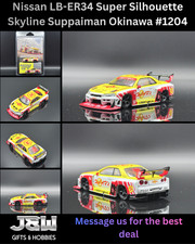 Mini GT JDM Nissan LB-ER34 Super Silhouette Skyline Suppaiman Okinawa #1204 1/64 picture