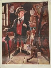 NORMAN ROCKWELL PAINTING REINTERPRETED BY BARRY LEIGHTON JONES SIGNED #184/375 picture