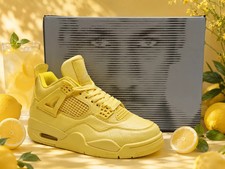 Men's J Balvin x Jordan 4 ‘Lemonade’ (2026) IW2872-700 Size US 7-12 picture