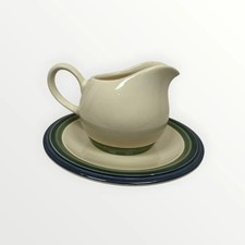 Vintage Pfaltzgraff Ocean Breeze Gravy Boat & Underplate Set picture