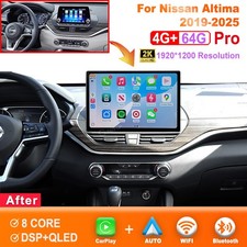 12.5'' 2K Screen 4+64G Carplay For Nissan Altima 2019-2025 Android Car Radio BT picture