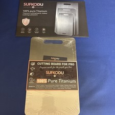Sufkodu 100% Pure Titanium Cutting Board Eco Friendly Easy Clean  picture