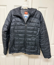 Columbia Thermal Coil Men's Black Puffer Jacket Full Zip Short Length Size M picture