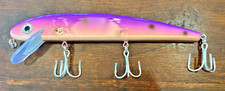 Duluxe 10.5 Inch Crankbait Muskie Lure 4.4 ounces Purple Pink Brown picture