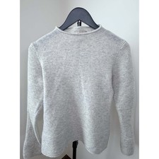 Banana Republic Petite Gray Textured Knit Sweater Size PS picture