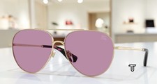BURBERRY BE3172 110969 Light Gold Dark Violet 59 mm Unisex Sunglasses picture