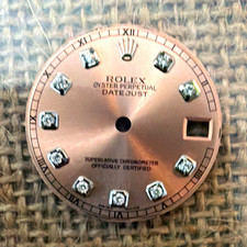 Factory Rolex Datejust Pink Diamond Dial Mid size 31mm Mint Condition picture