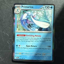 Nintendo Pokemon TCG Primarina 150 HP Stage 2 Holo Rare PBL 020/084 ENG picture
