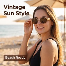 Apexia Teardrop Sunglasses 53mm Amber UV380 Polarized Men Women Outdoor Wear picture
