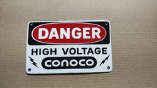 Porcelain Danger Enamel Sign Size 8