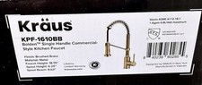 Kraus KPF-1610BB Bolden 1.8 GPM 1 Hole Pre-Rinse Pull Down Kitchen-Brushes Brass picture