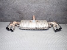 09-15 AUDI TT S 8J QUATTRO REAR EXHAUST MUFFLER W CHROME DUAL TIPS OEM picture
