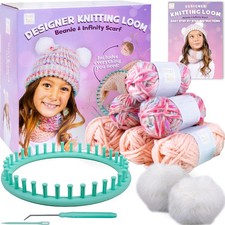 Learn to Knit Hat and Scarf Knitting Loom Kit for Ages 8-12 picture