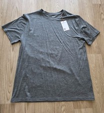 Quince 100% Merino Wool All-Season Base Layer Tee Gray Men's L Quiet Luxury picture