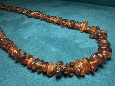 Huge Baltic Amber Necklace 105 Grams - 19” Long Amber Necklace picture
