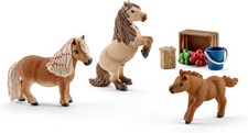 SCHLEICH 41432 Miniature Shetland Pony Family picture