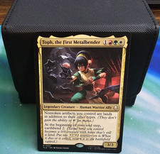 Toph, the First Metalbender MTG Commander Deck EDH Avatar Artifacts Landfall picture