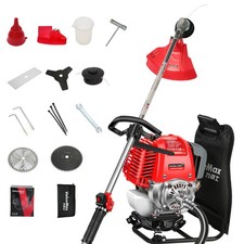 31CC 4-Stroke 5-in-1 Gas Weed Eater Straight Shaft String Trimmer Grass Cutter picture