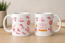 Dunkin Donuts Cape Cod Mug Pink Crab 2026, Summer Mug 11oz 15oz picture