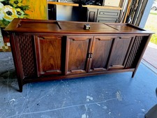 Magnavox Phantom Vintage Wood Console TV with Radio Tuner & Record Player picture