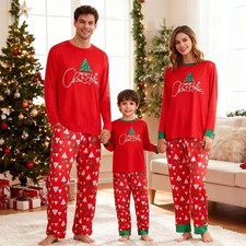 Family Christmas Pajamas Matching Sets,Christmas Nightwear Pajamas for Family picture