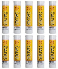 SHELL GADUS S3 V220C 2 PREMIUM MULTIPURPOSE EXTREME PRESSURE GREASE 10 PK 14.1oz picture
