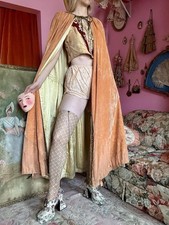 1930s/40s Western Costume Silk Velvet Theatrical Opera Cape, One Size, AS FOUND picture