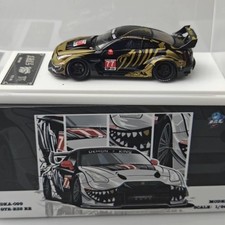 Chase Demon King Auto 1/64 Nissan GT-R R35 Bone Dragon Black Gold Model Car picture