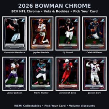 2026 Bowman Chrome Football Pick Your Card BCV BCP Speckle RC 1st Bowman NIL picture