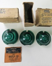 Harley Davidson NOS Green Glass Parking Light Lens P/N 68518-38 picture