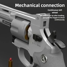 ZP5 Revolver Soft Bullet Toy Gun 357 Simulation Pistol with Ejection Action picture