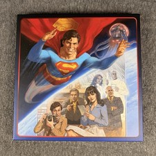 Mondo Superman Movie NYCC 2023 Stripe /500 2LP Vinyl Graphic Novel Box Set picture