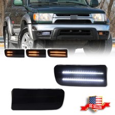 Smoke Switchback LED Front Bumper Signal Parking Lights For 99-02 Toyota 4Runner picture
