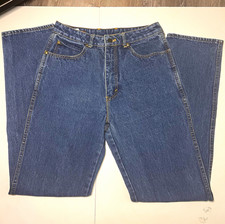 Vintage 80s Sasson High Waisted Jeans 100% Cotton Dark Wash Mom Jeans Waist 29