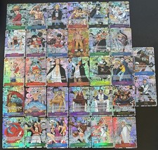 English Manga Series One Piece Proxy 32 PCS Cards Monkey.D.Luffy Ace Zoro Sanji picture