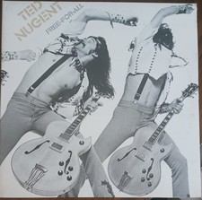 TED NUGENT - FREE-FOR-ALL - 1976 EPIC RECORDS VINYL ALBUM - (VG/VG) picture