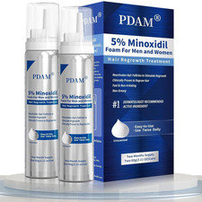 5% Minoxidil for Men and Women Foam – 2 PACK – Clinically Proven to Regrow Th... picture