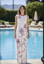 Lilly Pulitzer NWT Marleigh Maxi Shift Resort White $348 Size 4 picture