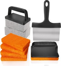 10pc Griddle Cleaning Kit Blackstone Flat  Grill Heavy Duty Scraper Stones picture