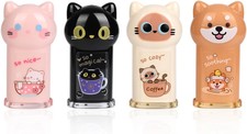 4Pcs Cute Cat Pencil Sharpeners, Small Manual Sharpener for School | Kawaii Cat picture