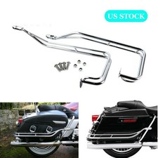 Hard Saddlebag Guard Rails For Harley Touring Road King Street Glide 2009-2013 picture