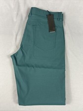 Greyson Golf Pants Wainscott Trousers 34 x 32 Forest Green Polyester MSRP $198 picture