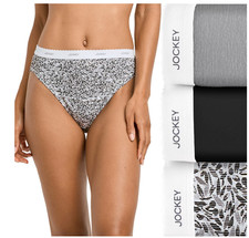 Women's Jockey 3-Pack French Cut Classic Comfort Playful Stripe Cotton Underwear picture