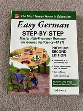 Easy German Step-by-Step, Second Edition - Swick, Ed - Very Good picture