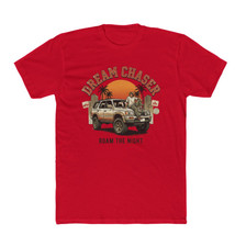 Dream Chaser T-Shirt Vintage Graphic Tee Retro 90s SUV Car Streetwear Red Shirt picture